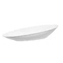Saladeira oval 60cm branca em polipropileno linha tropical