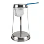 Suporte para coador industrial grande em inox com coador de tecido – 30 litros