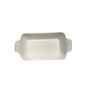 Tigela de cerâmica branco 22x10,5x3,5cm 21300