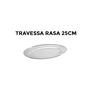 Travessa bandeja inoxidável rasa 25cm bx20-002 - 913549