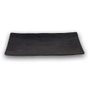 Travessa de melamina reims preto fosco 35,5cm jolitex
