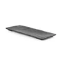 Travessa sushi-sashimi 23,7 x 7,5 x 1,5 cm preto fosco 6684 weck