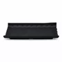 Travessa tipo telha 25,3 x 13 x 3 cm preto fosco 6682 weck
